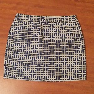 LOFT Geometric Skirt